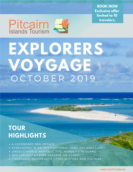 Pitcairn Islands Eco Voyage