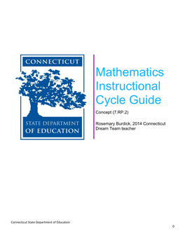 Ratio and Proportional Relationships