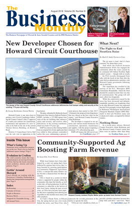 Monthly Women Salute to Enterprising the Business Newspaper of Howard & Anne Arundel Counties and the BWI Business District Q&A Joani Gammill … Women … Page 17 Page 7