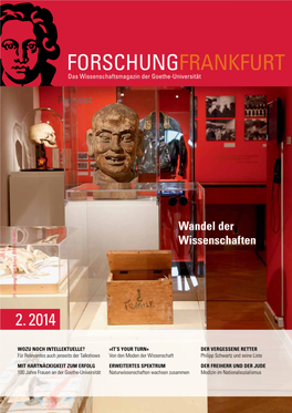 Forschungfrankfurt Das Wissenschaftsmagazin Der Goethe-Universität