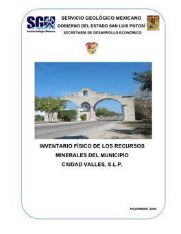 Inv. Fis. Rec. Min. Ciudad Valles