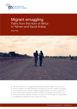 Migrant Smuggling: Paths from the Horn of Africa to Yemen and Saudi