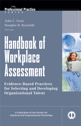 Handbook of Workplace Assessment