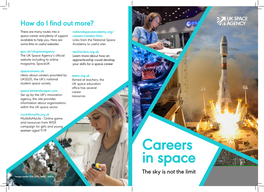 Careers in Space