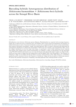 Barcoding Hybrids: Heterogeneous Distribution of Schistosoma Haematobium × Schistosoma Bovis Hybrids Across the Senegal River Basin