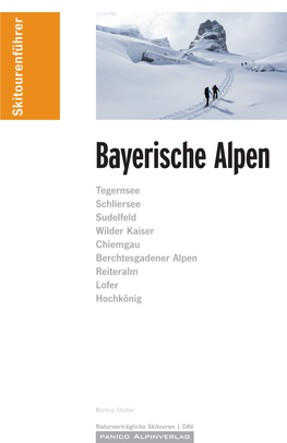 Leseprobe Skitourenführer Bayerische Alpen