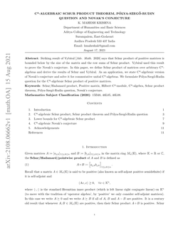 C*-Algebraic Schur Product Theorem, P\'{O} Lya-Szeg\H {O}-Rudin Question and Novak's Conjecture