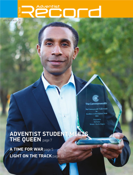ADVENTIST STUDENT MEETS the QUEEN Page 7