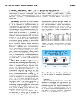 Exoplanet Habitability: Effects of Planetesimal Carbon Chemistry