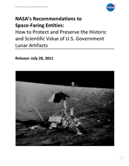 NASA's Recommendations to Space-Faring Entities: How To