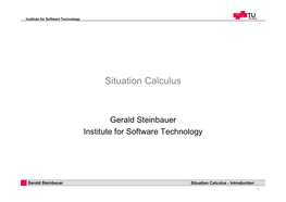 Situation Calculus