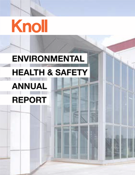 Environmental Health & Safety Annual Report