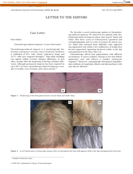 Chemotherapy‐Induced Alopecia