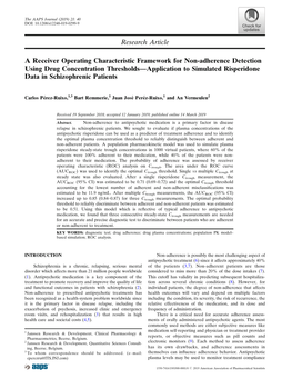 A Receiver Operating Characteristic Framework for Non-Adherence