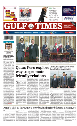 Qatar, Peru Explore Ways to Promote Friendly Relations