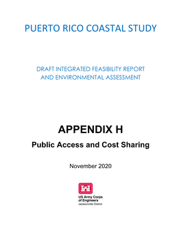 Appendix H: Public Access and Cost Sharing