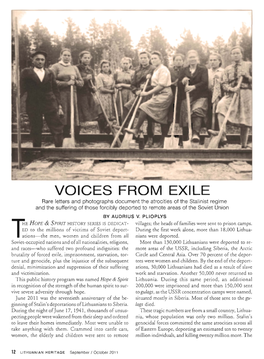 Voices from Exile