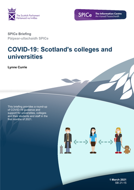 COVID-19: Scotland's Colleges and Universities