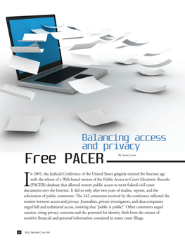 Free PACER by Susan Lyons