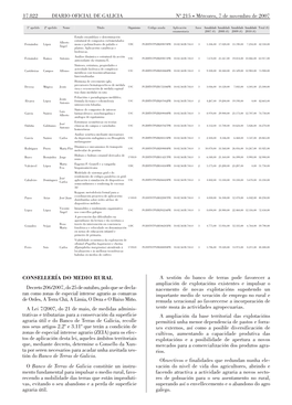 17.822 DIARIO OFICIAL DE GALICIA Nº 215 Mércores, 7 De Novembro