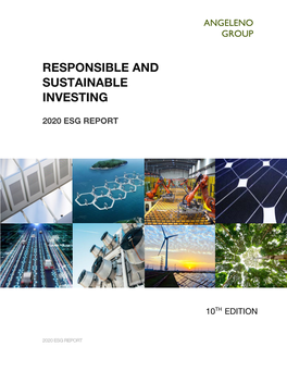 Angeleno Group 2020 ESG Report