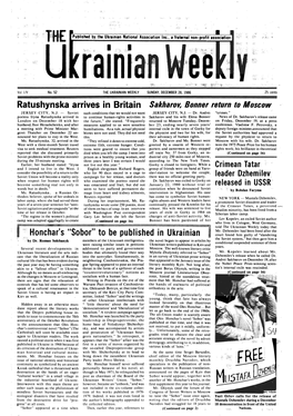 The Ukrainian Weekly 1986, No.52