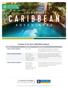 Freedom of the Seas® 2018/2019 Caribbean