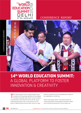 14Th World Education Summit