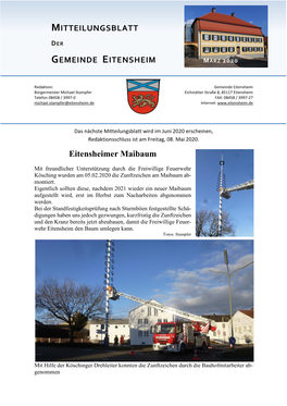 Eitensheimer Maibaum