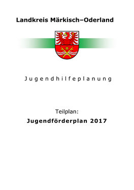 Jugendförderplan 2017