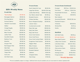 Weekly Menu 4.9.21