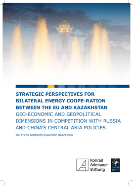 Strategic Perspectives for Bilateral Energy Coope