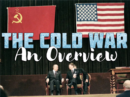 Lynch Modern History E-Learning Cold War Overview