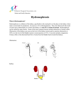 Hydronephrosis