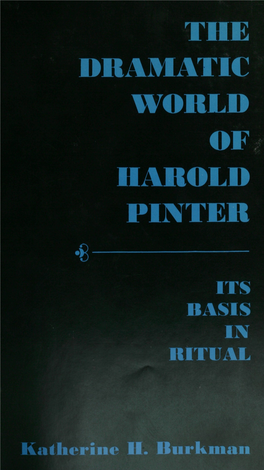 The Dramatic World Harol I Pinter