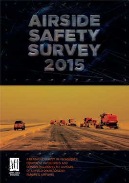 Airside Safety Survey 2015 3 Introduction