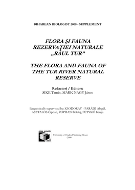 Preliminary Results on Environmental Impact of Mining Activity on the Turţ Creek, Satu Mare County, Romania