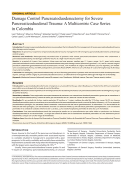 A Multicentric Case Series in Colombia