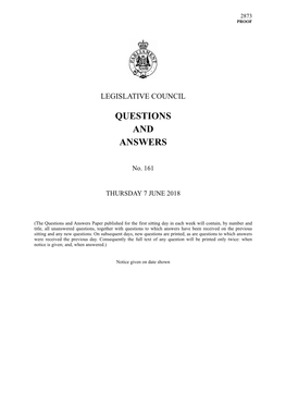 Questions & Answers Paper No