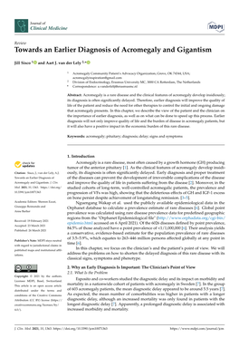 Towards an Earlier Diagnosis of Acromegaly and Gigantism