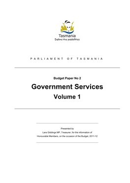 Government Services Volume 1