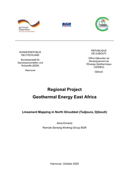 Lineament Mapping in North Ghoubbet (Tadjoura, Djibouti)