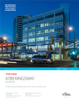 4789 KINGSWAY Burnaby, BC