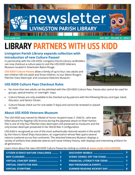 Library Partners with Uss Kidd