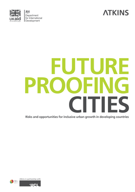 Future Proofing Cities Risks and Opportunities for Inclusive Urban Growth in Developing Countries