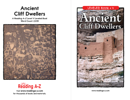 Ancient Cliff Dwellers