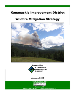 Kananaskis Improvement District Wildfire Mitigation Strategy