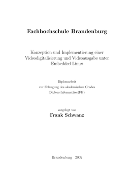 Fachhochschule Brandenburg