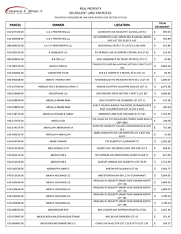 RE AD LIST for INTERNET.Xlsx