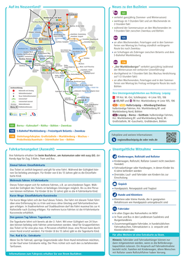 Unentgeltliche Mitnahme Auf Ins Neuseenland! Neues Zu Den Buslinien